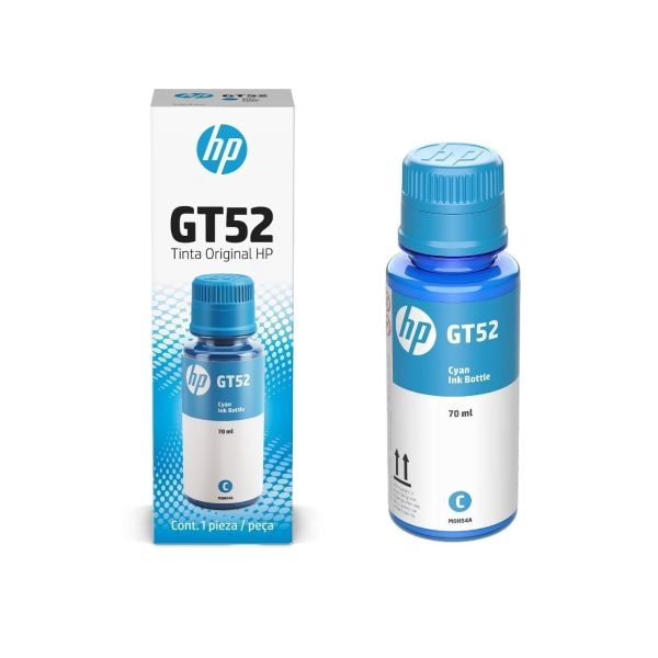 Botella de Tinta HP Original GT52 Cyan
