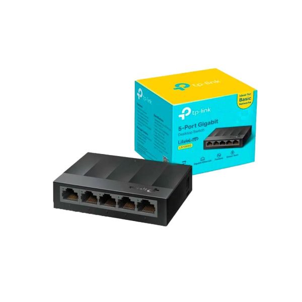 Switch Ethernet Gigabit TP-Link SG1005D de 5 Puertos RJ45