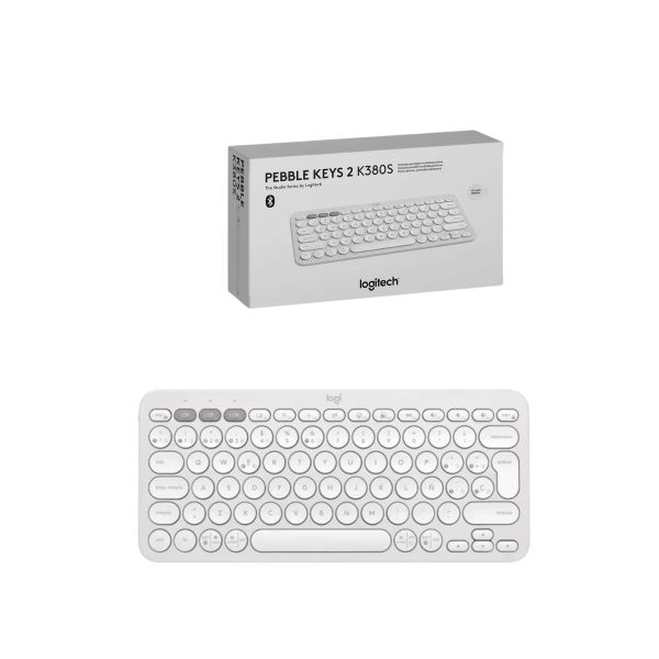 Teclado Inalámbrico Logitech K380S Bluetooth Multidispositivo Blanco