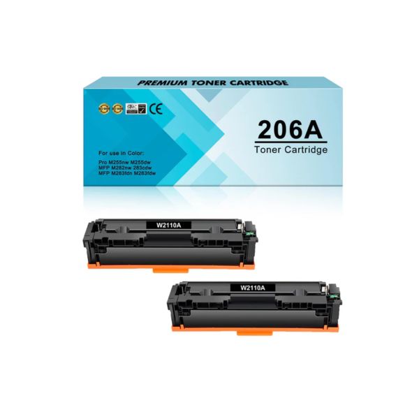 Tóner Compatible New Print 206A (W2110A) Negro para Impresoras HP Color LaserJet Pro