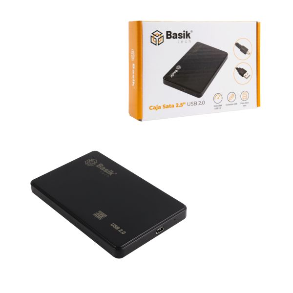 Enclosure / Caja Externa para Disco Duro 2.5” – USB 2.0