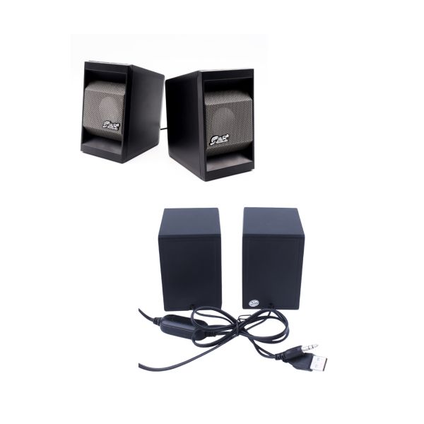 Parlantes USB JYR J5218 Premium 2.0 HI-FI Negro