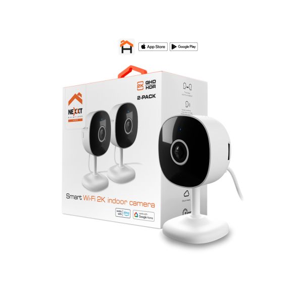 Cámara IP Wi‑Fi NEXXT Duo NHC‑I710 – 2K Indoor con ángulo 100° y audio bidireccional