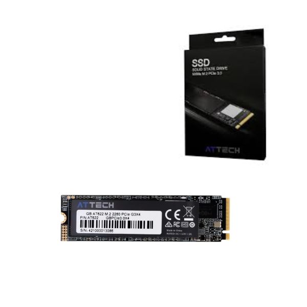 Disco de Estado Sólido (SSD) Attech 256GB M.2 NVMe