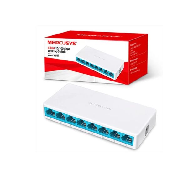 Switch Mercusys MS108 8 Puertos Fast Ethernet