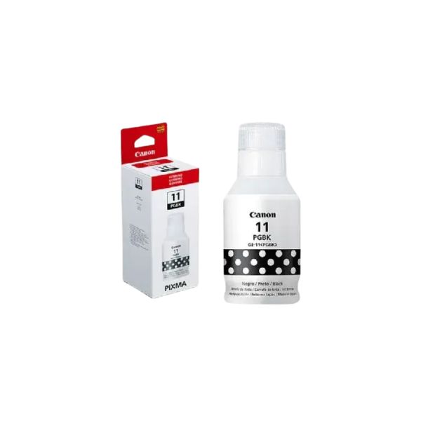 Botella de Tinta Canon Original GI-11 Negra de Alto Rendimiento