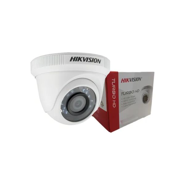 Cámara Domo Hikvision Turbo HD 2 MP (1080p) Lente 2.8 mm para DVR