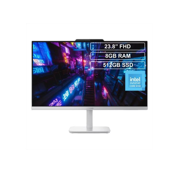 PC All in One Lenovo A100 – Intel Celeron / 8GB RAM / 512GB SSD / Pantalla 24
