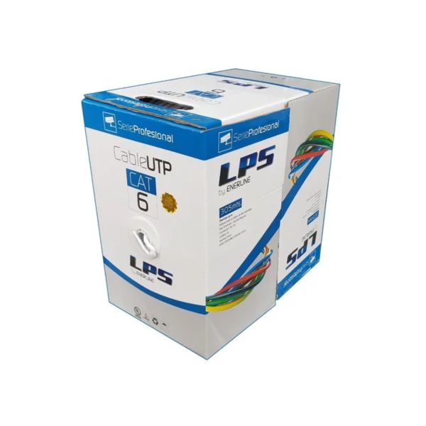 Caja de Cable UTP Cat 6 Interior 305 Metros Aleación