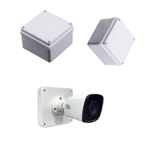 Caja de Paso 10x10 cm para Cableado de Red o CCTV – Uso Interior