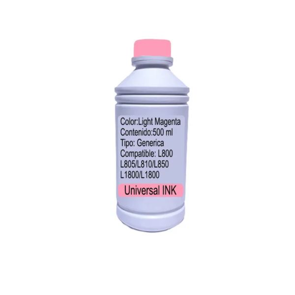 Tinta Universal Magenta Light – Presentación de 500 ml para Impresoras