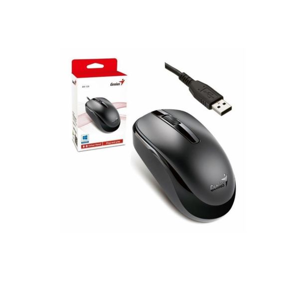 Mouse Óptico con Cable Genius DX-120 Xscroll USB de 1000 DPI