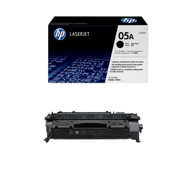 Tóner HP CE505X / 05X Original Negro de Alto Rendimiento para Impresoras LaserJet