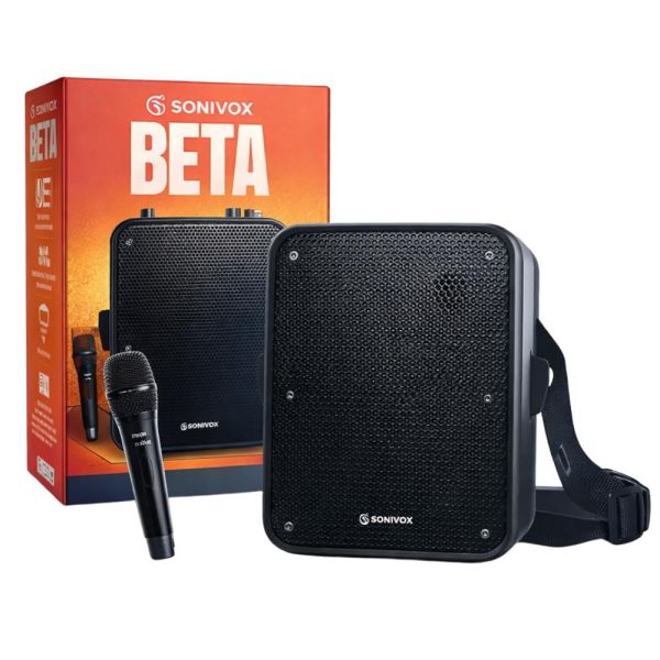Parlante Portátil Bluetooth Perifoneo Karaoke Microfono 30W Negro