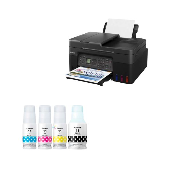 Impresora Multifuncional Canon G4170 con Sistema de Tanque de Tinta Continua, Conexión Wi-Fi y USB