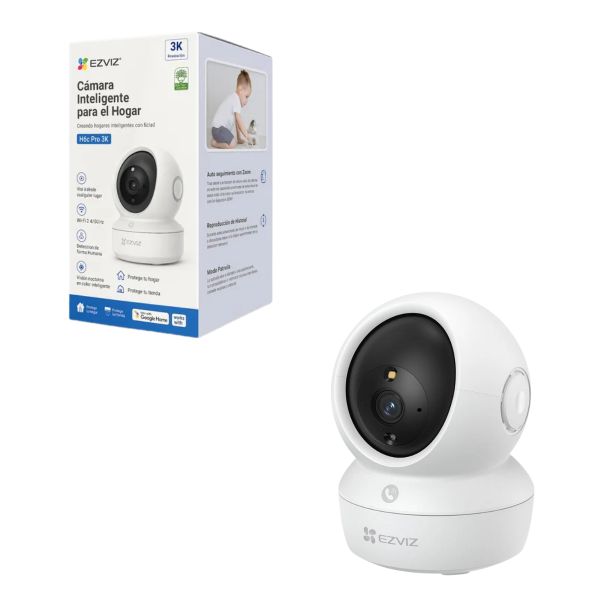 Cámara IP Wi‑Fi Pan & Tilt EZVIZ H6C Pro 3K (2880×1620) – Interior