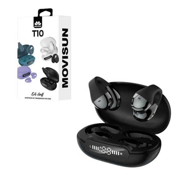 Audífonos Movisun T10 con tecnología de transmisión aérea | TWS Bluetooth 5.3