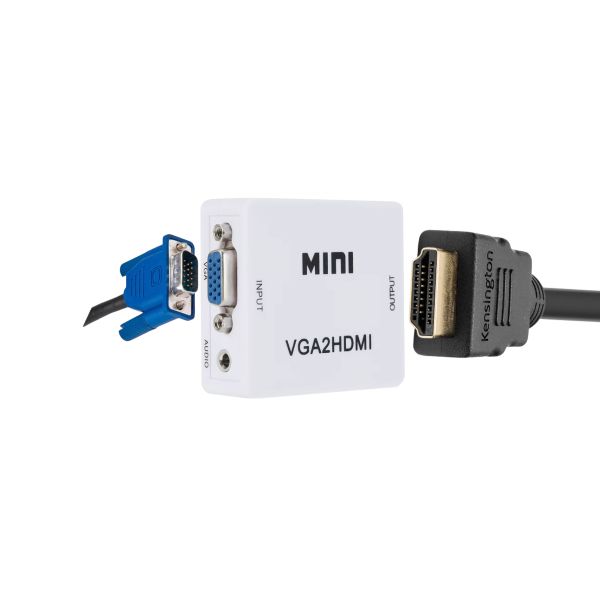 Convertidor de VGA a HDMI Caja Adaptadora de Señal Analógica a Digital