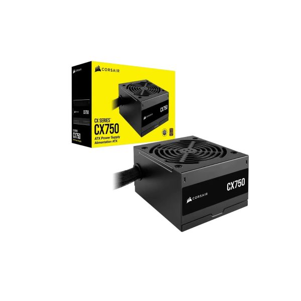 Fuente de Poder Corsair CX750 – 80 Plus Bronze – 750W Reales