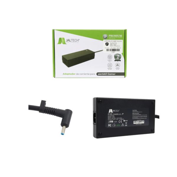Cargador genérico Premium Jaltech para HP 185 W (19,5 V – 9,5 A, punta azul