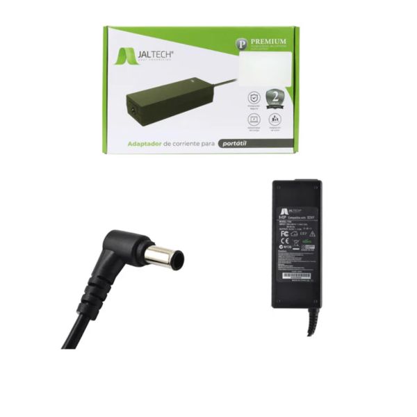 Cargador genérico Premium Jaltech para Sony (75 W • 19,5 V – 3,9 A, punta tipo L 6,0 × 4,4 mm