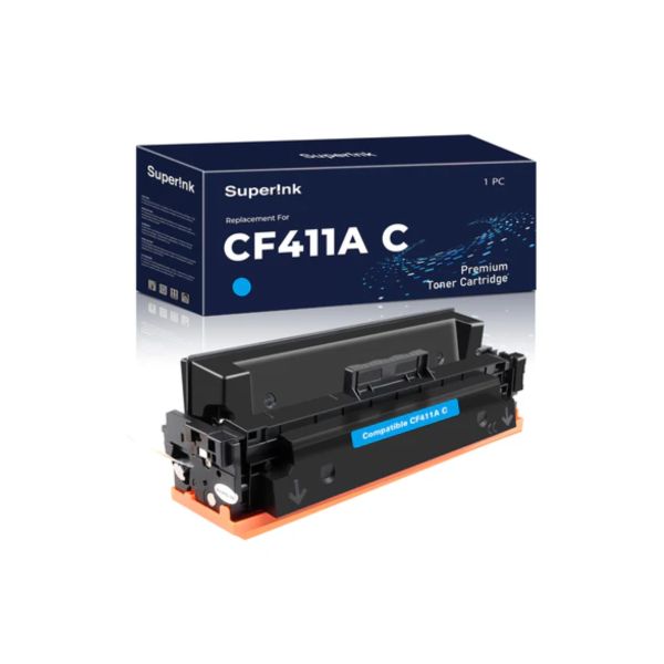 Tóner Compatible New Print CF411A / 410A Cyan para Impresoras HP Color LaserJet Pro
