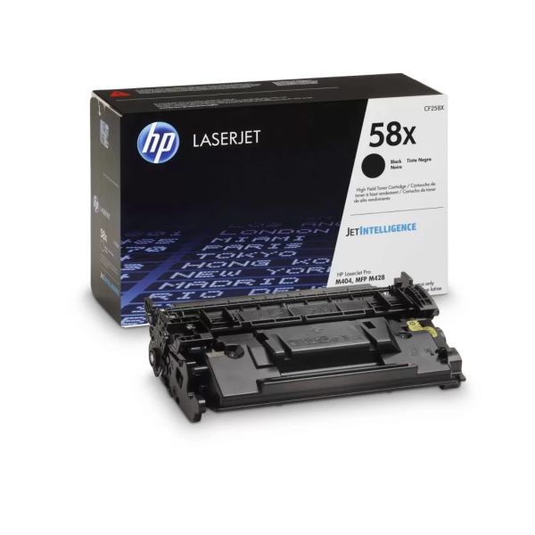 Tóner HP 58X (CF258X) Original Negro de Alto Rendimiento para Impresoras LaserJet