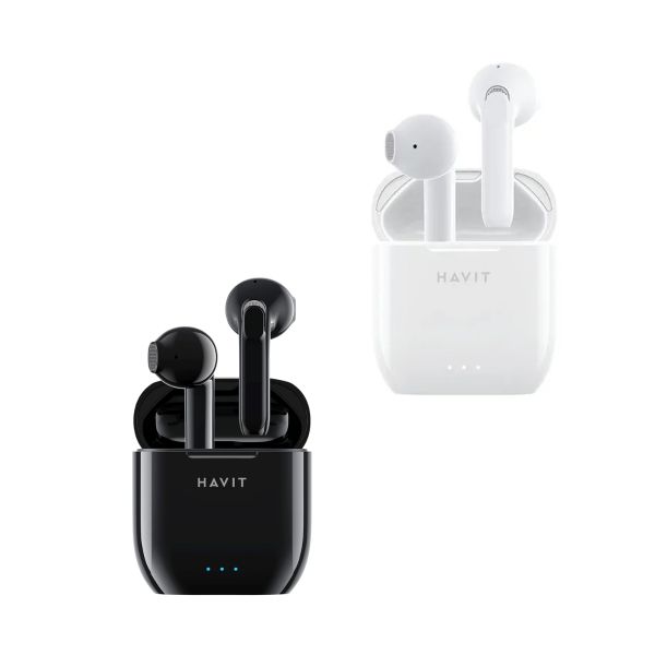 Audífonos Havit TW948 TWS Bluetooth 5.0 – Diseño Half-In‑Ear y carga rápida
