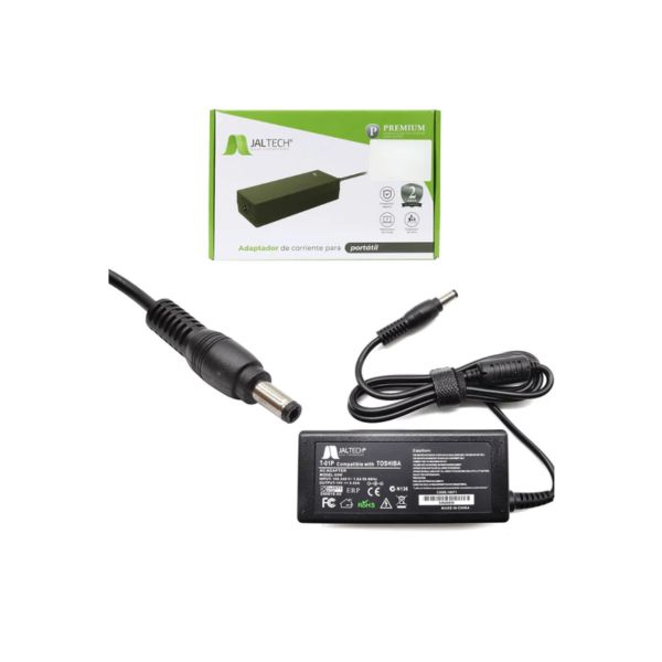 Cargador para Laptop Toshiba 19V 3.42A 65W – Jaltech 10071 (Canaima Compatible)