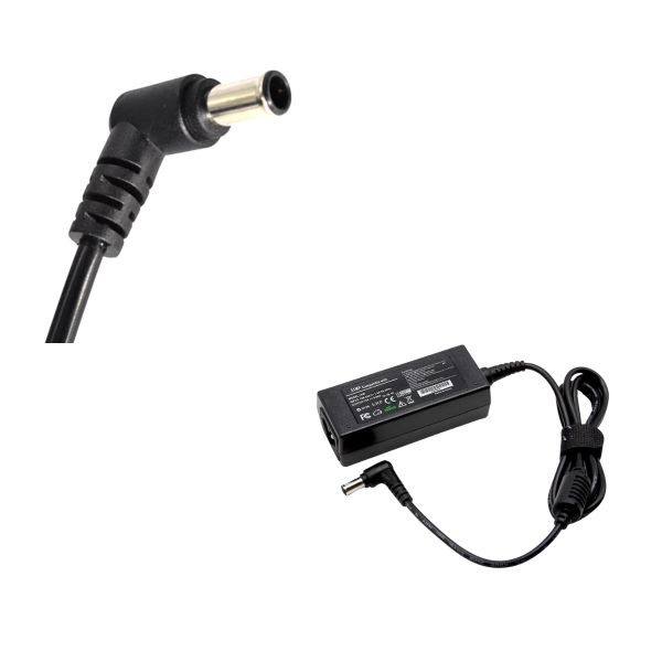 Cargador Jaltech para monitor LG 19 V 2,1 A (≈40 W, conector tipo L 6,4 × 4,4 mm