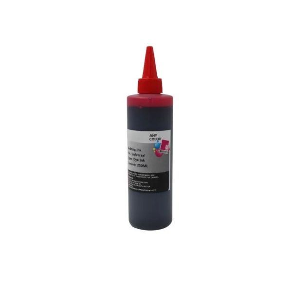 Botella de Tinta Universal Magenta 100 ml Compatible con HP, Epson, Canon y Brother