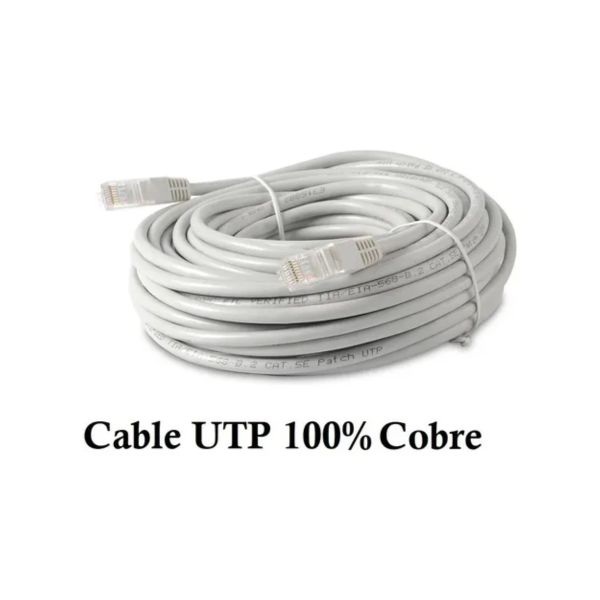 Cable de red Ethernet Cat5e 3 m 100% cobre