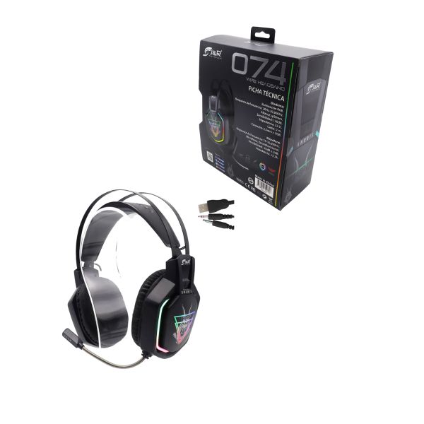 Diadema Gamer JYR Anubis 074 Sonido Envolvente y Micrófono Integrado