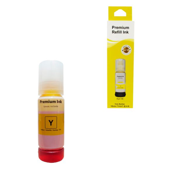 Tinta Genérica de Refill Amarilla 504/544 Compatible con Impresoras Epson