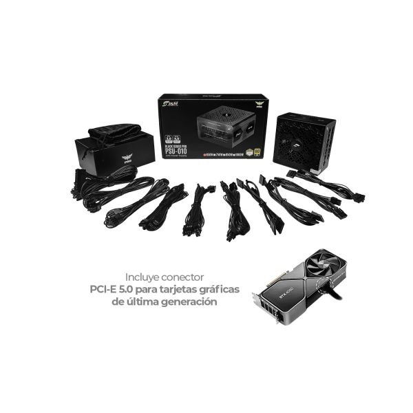 Fuente de Poder Gamer JYR PSU-010 750W Full Modular
