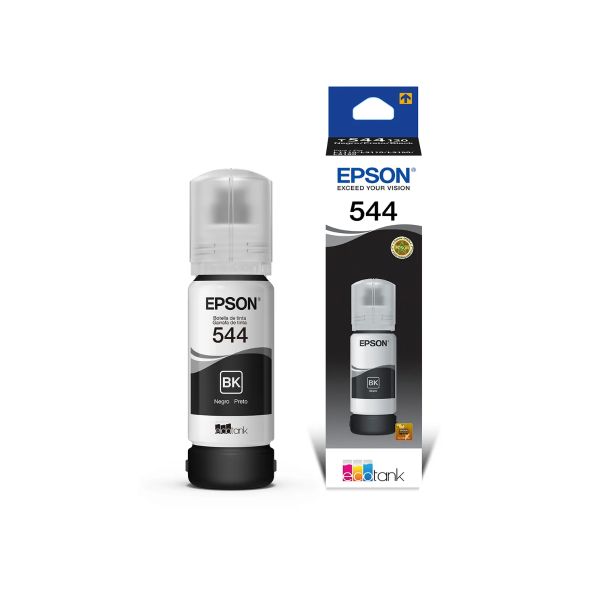 Botella de Tinta Epson Original 544 Negra