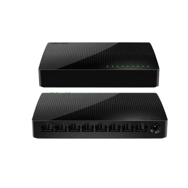 Switch Ethernet Gigabit Tenda SG108M de 8 Puertos RJ45 Metálico