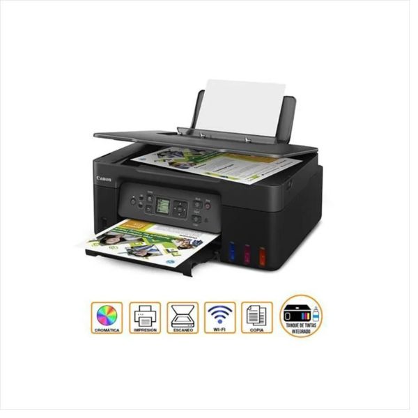 Impresora Multifuncional Canon PIXMA G3170 con Sistema de Tinta