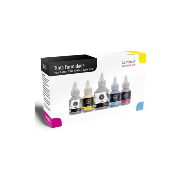 Combo de Tinta Formulada Brother x5 Unidades